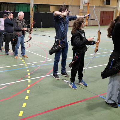 Compétition intérieure de tir à l'arc