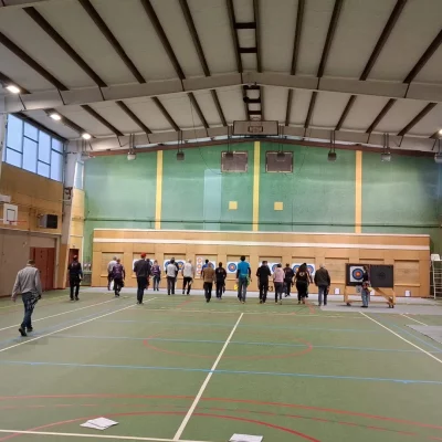 Tir intérieur gymnase de l'ermitage